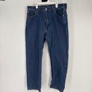Levis 550 Relaxed Fit Jeans 36x28 Blue Denim Mens‎